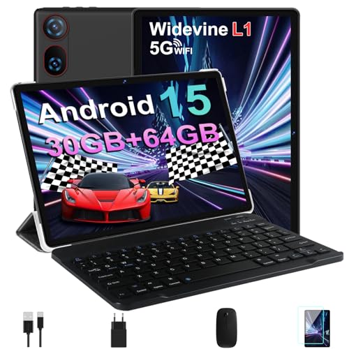 OUZRS - Tablet táctil de 10 Pulgadas, 8 núcleos, 6 GB RA (4 GB